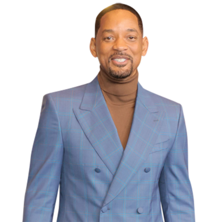 Featured image for “Will Smith (Light Blue Suit) Half Body Buddy Cutout”