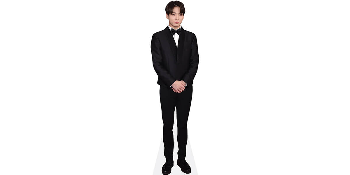 Jungkook (Bow Tie) Cardboard Cutout Celebrity Cutouts