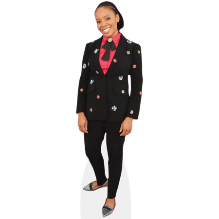 Featured image for “Amber Ruffin (Black Suit) Cardboard Cutout”