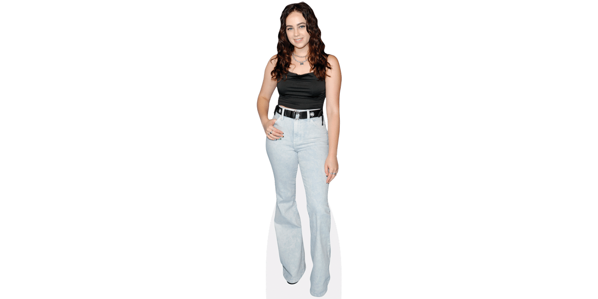 Mary Mouser (Jeans) Cardboard Cutout - Celebrity Cutouts