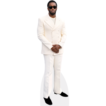 Featured image for “Sean Combs (White Suit) Cardboard Cutout”
