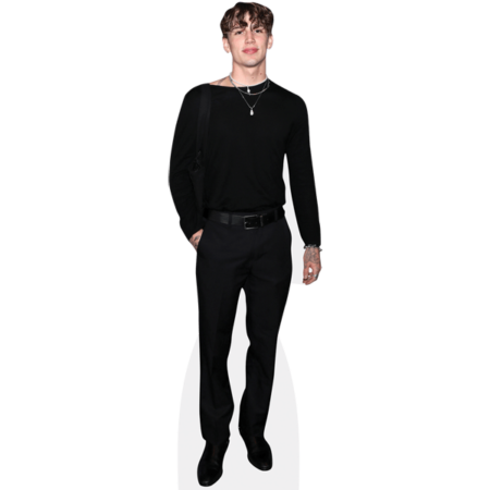 Featured image for “Vinnie Hacker (Black Outfit) Cardboard Cutout”