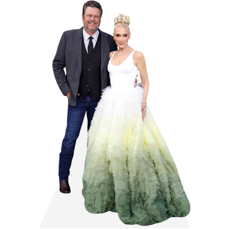 Featured image for “Blake Shelton And Gwen Stefani (Duo 2) Mini Celebrity Cutout”