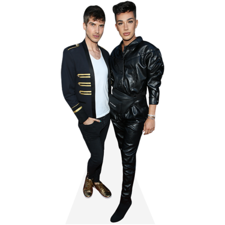 Featured image for “Joey Graceffa And James Charles (Duo 1) Mini Celebrity Cutout”