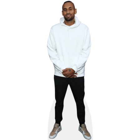 Featured image for “Nick Kyrgios (White Hoodie) Cardboard Cutout”