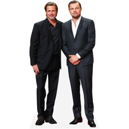 Featured image for “Brad Pitt And Leonardo Dicaprio (Duo 1) Mini Celebrity Cutout”