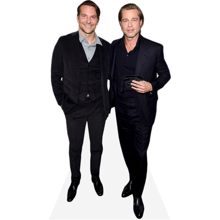 Featured image for “Bradley Cooper And Brad Pitt (Duo1) Mini Celebrity Cutout”