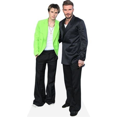 Featured image for “David Beckham And Cruz Beckham (Duo) Mini Celebrity Cutout”