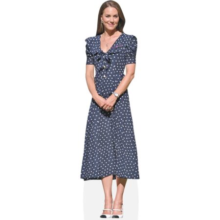 Featured image for “Kate Middleton (Polka Dot) Cardboard Cutout”