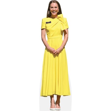 Featured image for “Kate Middleton (Yellow Dress) Cardboard Cutout”