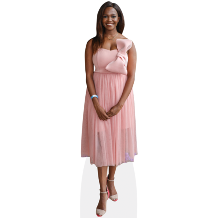 Featured image for “Oti Mabuse (Pink Dress) Cardboard Cutout”