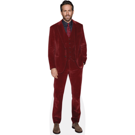 Featured image for “Ryan Reynolds (Red Suit) Cardboard Cutout”