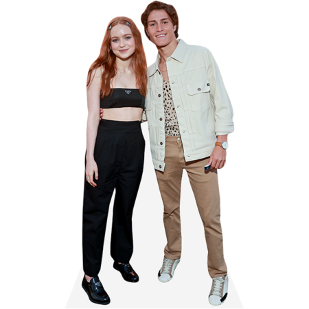 Featured image for “Sadie Sink And Brandon Spink (Duo 1) Mini Celebrity Cutout”