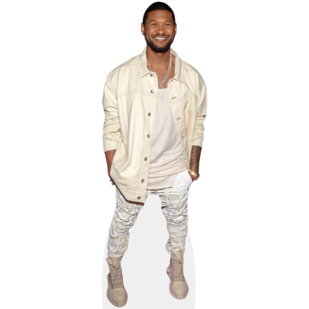 Featured image for “Usher (White Outfit) Cardboard Cutout”