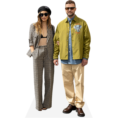 Featured image for “Justin Timberlake And Jessica Biel (Duo 2) Mini Celebrity Cutout”