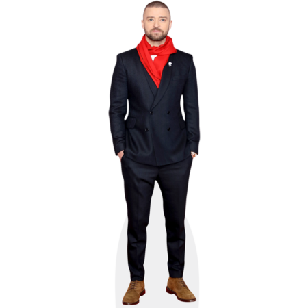 Featured image for “Justin Timberlake (Red Scarf) Cardboard Cutout”