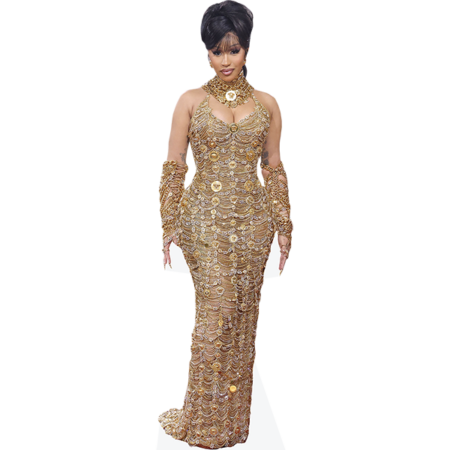 Featured image for “Belcalis Marlenis Almánzar (Gold) Cardboard Cutout”