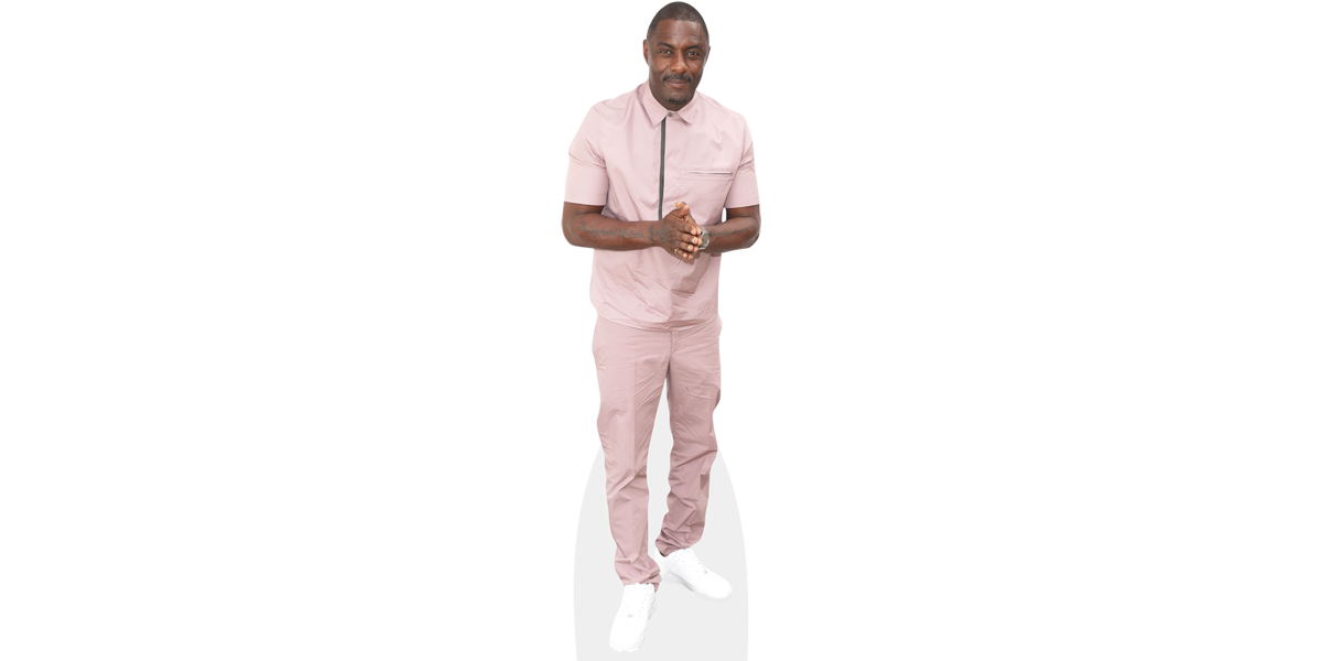 Idrissa Akuna Elba (Pink Outfit) Cardboard Cutout - Celebrity Cutouts