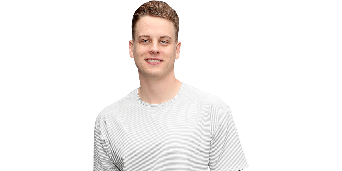 Joe Burrow (White Top) Half Body Buddy Celebrity Cutouts