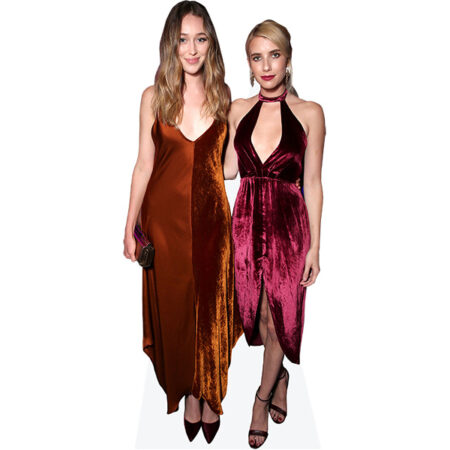 Featured image for “Alycia Debnam Carey And Emma Roberts (Duo 1) Mini Celebrity Cutout”