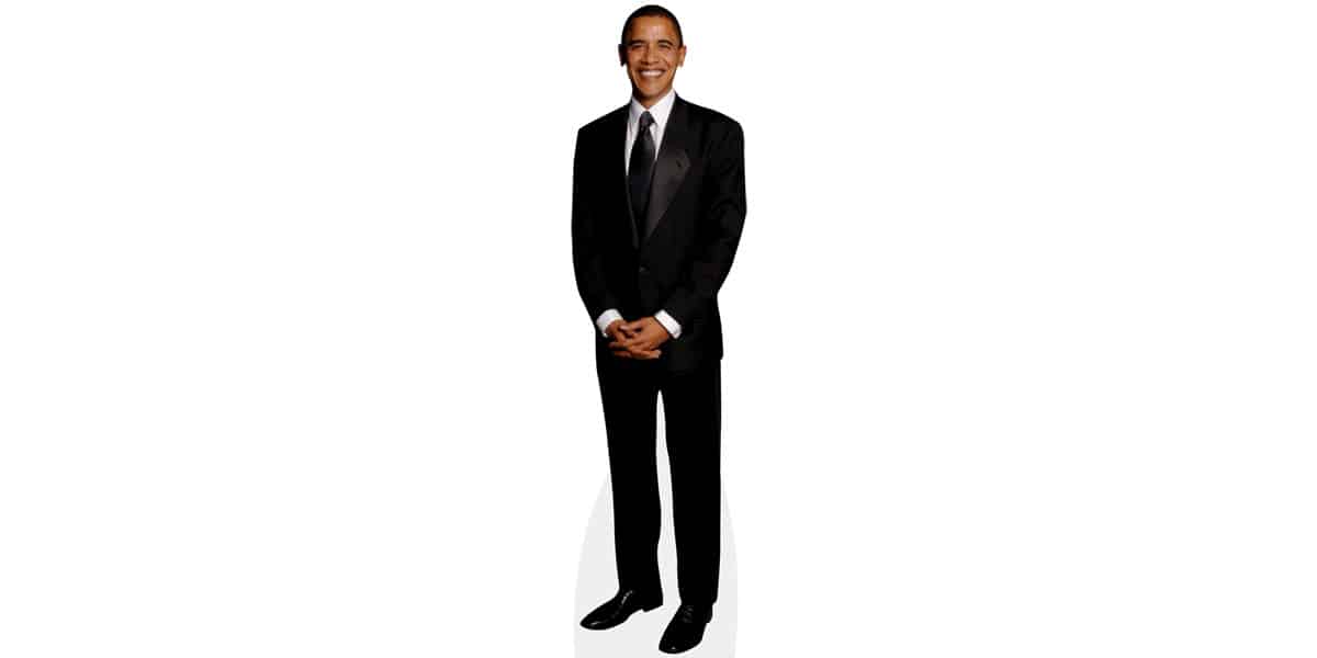 Barack Obama (Suit) Cardboard Cutout - Celebrity Cutouts