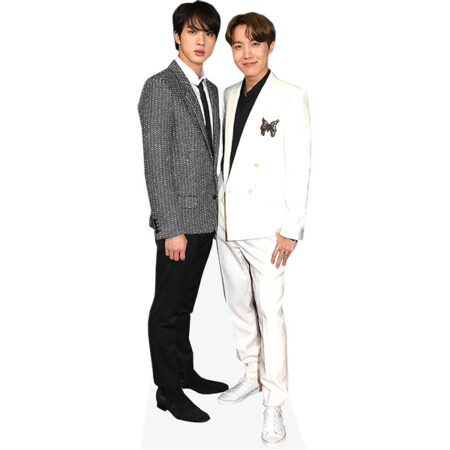 Featured image for “Jin And J-Hope (Duo 1) Mini Celebrity Cutout”