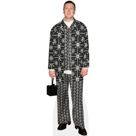 Featured image for “Joe Lycett (Patterned Suit) Cardboard Cutout”