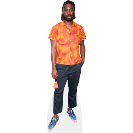 Featured image for “Nathan Stewart-Jarrett (Orange Shirt) Cardboard Cutout”