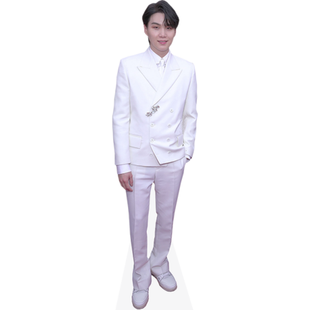 Featured image for “Suga (White Suit) Cardboard Cutout”