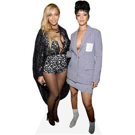Featured image for “Beyonce Knowles-Carter And Robyn Rihanna Fenty (Duo 1) Mini Celebrity Cutout”
