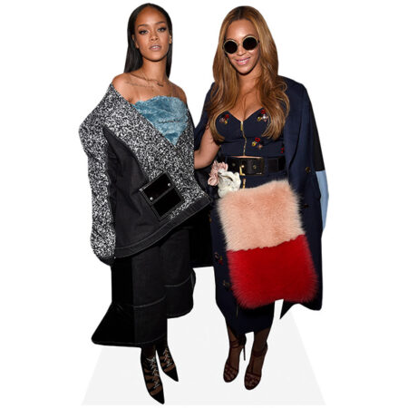 Featured image for “Beyonce Knowles-Carter And Robyn Rihanna Fenty (Duo 2) Mini Celebrity Cutout”