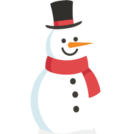 Featured image for “Christmas Cutout (Snowman 1) Cardboard Cutout 128cm, Mini Cutout 30cm”