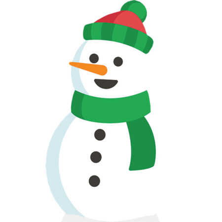 Featured image for “Christmas Cutout (Snowman 3) Cardboard Cutout 109cm, Mini Cutout 30cm”