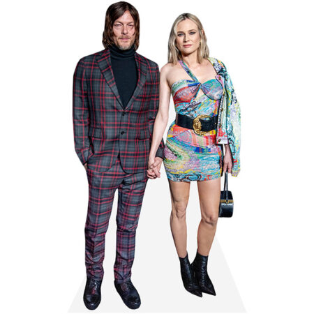 Featured image for “Diane Kruger And Norman Reedus (Duo 1) Mini Celebrity Cutout”