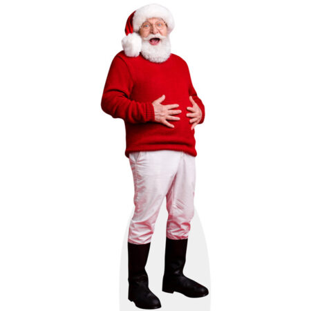Featured image for “Santa Claus (Belly) Cardboard Cutout 186cm”