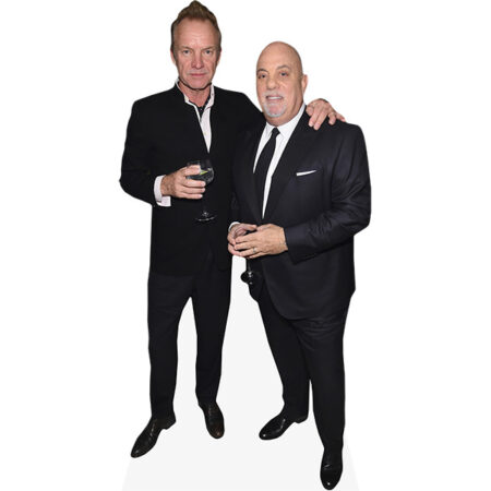 Featured image for “Gordon Sumner And Billy Joel (Duo 1) Mini Celebrity Cutout”