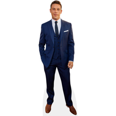 Featured image for “Kevin Alejandro (Blue Suit) Cardboard Cutout”