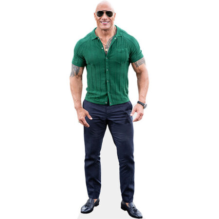 Featured image for “Dwayne 'The Rock' Johnson (Green Top) Cardboard Cutout”