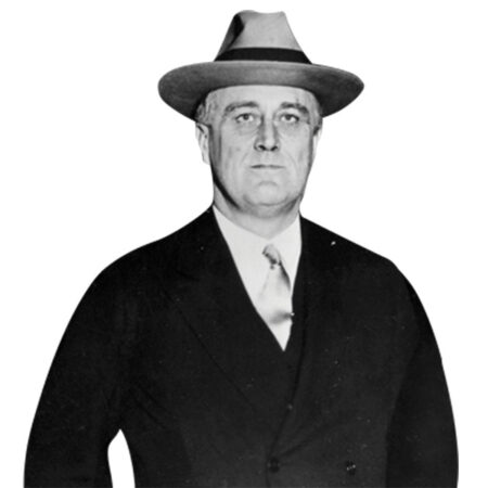 Featured image for “Franklin D. Roosevelt (BW) Half Body Buddy”