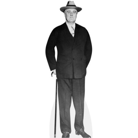 Featured image for “Franklin D. Roosevelt (BW) Cardboard Cutout”