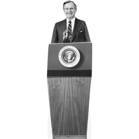 Featured image for “George H W Bush (Speech) Cardboard Cutout”