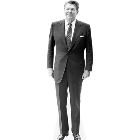 Featured image for “Ronald Reagan (BW) Cardboard Cutout”
