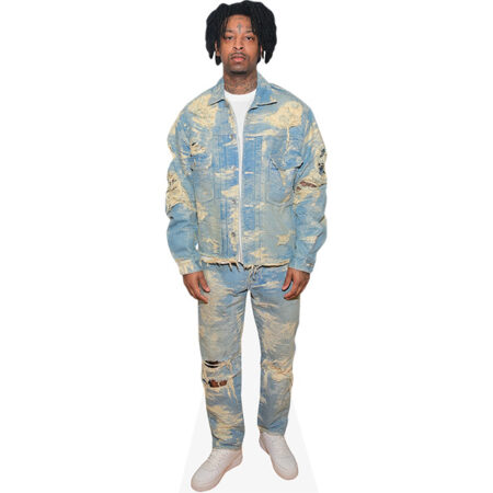 Featured image for “21 Savage (Denim) Cardboard Cutout”