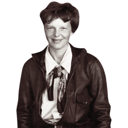 Featured image for “Amelia Earhart (BW) Half Body Buddy”