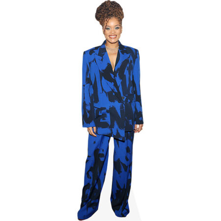Featured image for “Andra Day (Blue Suit) Cardboard Cutout”