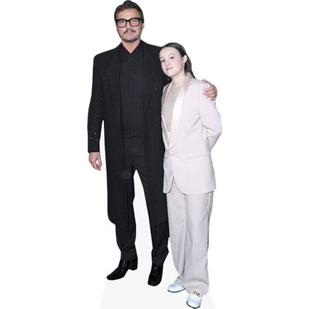 Featured image for “Bella Ramsey And Pedro Pascal (Duo 1) Mini Celebrity Cutout”