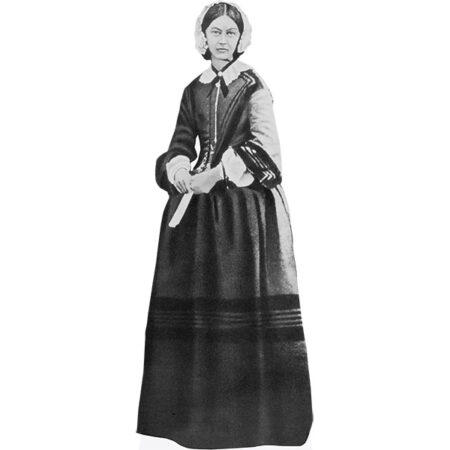 Featured image for “Florence Nightingale (BW) Cardboard Cutout”