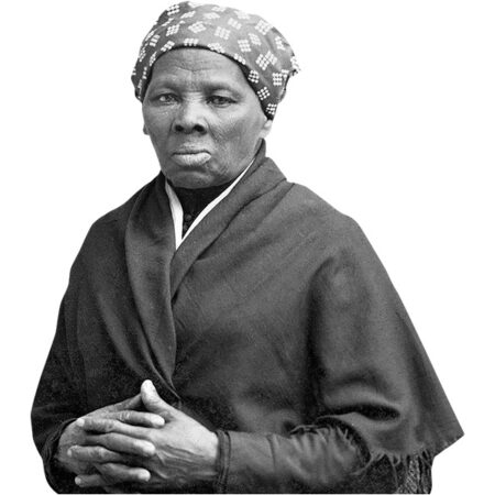 Featured image for “Harriet Tubman (BW) Half Body Buddy”