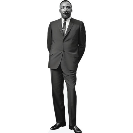 Featured image for “Martin Luther King (Bw) Cardboard Cutout”