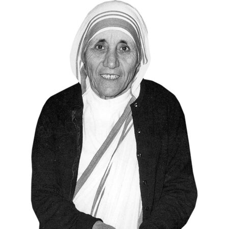 Featured image for “Mother Teresa (BW) Half Body Buddy”